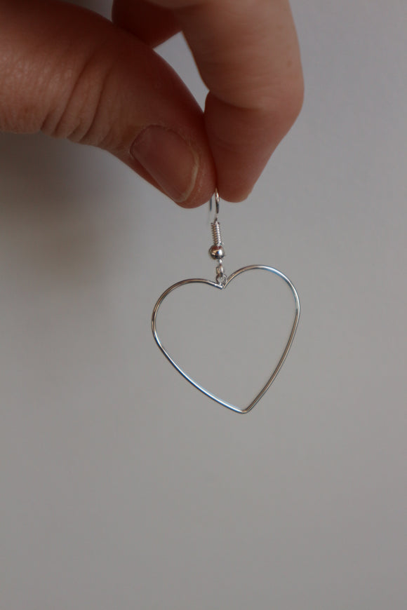 Heart Charm Earrings | Assorted Colours