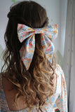 Meadow Flowers Hair Bow Barrette