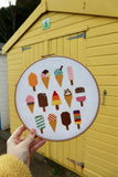 We all Scream for Ice Cream Cross Stitch Kit