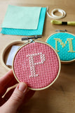 Mini Initial Cross Stitch Kit | Various Colours