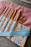 Meadow Flowers Crochet Hook Roll