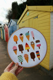 We all Scream for Ice Cream Cross Stitch Kit