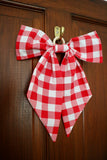 Christmas Fabric Bow