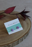 Button Earrings