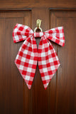 Christmas Fabric Bow
