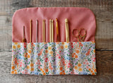 Meadow Flowers Crochet Hook Roll