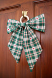 Christmas Fabric Bow