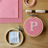 Mini Initial Cross Stitch Kit | Various Colours
