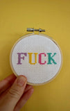 Custom Font Cross Stitch Kit