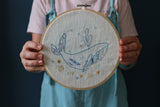 Whale Embroidery Kit | Nora Wright Collaboration