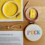 Tiny Swearing Cross Stitch Kit | F*ck