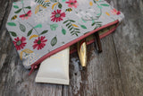 Floral Bee Make Up Bag