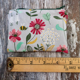 Floral Bee Coin Purse