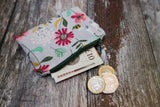 Floral Bee Coin Purse