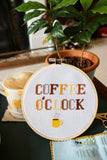 Coffee O'Clock Cross Stitch Kit