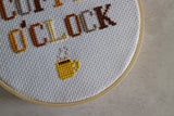 Coffee O'Clock Cross Stitch Kit