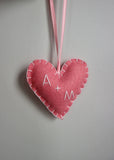 Custom Made Felt Heart Decoration | Assorted Colours