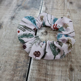 Blush Ferns Hair Scrunchie