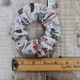 Blush Ferns Hair Scrunchie