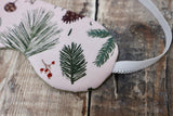 Blush Pink Ferns Eye Mask