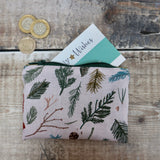 Blush Pink Ferns Coin Purse