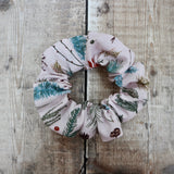 Blush Ferns Hair Scrunchie