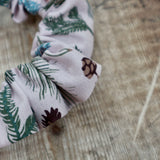 Blush Ferns Hair Scrunchie