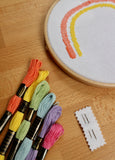 Rainbow Cross Stitch Kit