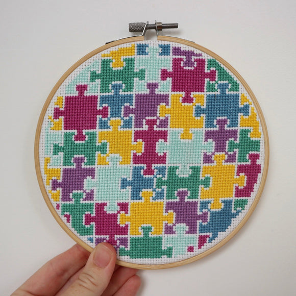 Jigsaw Cross Stitch Kit
