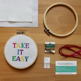 SALE Take it Easy Cross Stitch Kit