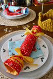 Festive Animals - Handmade Fabric Christmas Crackers
