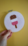 Fab Ice Lolly Cross Stitch Kit | Beginners