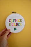 Coffee O'Clock Cross Stitch Kit