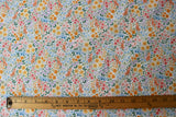 Penelope Cotton Fabric | Bright Popping Flower Bouquets