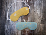 Blue with Gold Stars Eye Mask