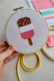 Fab Ice Lolly Cross Stitch Kit | Beginners