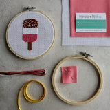 Fab Ice Lolly Cross Stitch Kit | Beginners