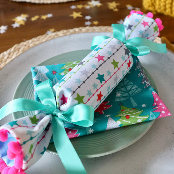 Starry Garland - Handmade Fabric Christmas Crackers
