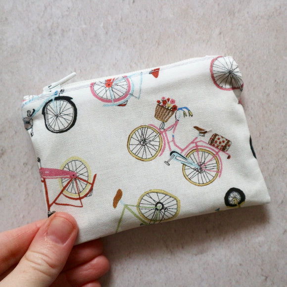 Spring Bicycles Coin Purse
