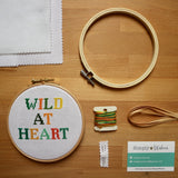 SALE Wild at Heart Cross Stitch Kit