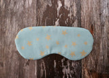 Blue with Gold Stars Eye Mask