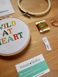 SALE Wild at Heart Cross Stitch Kit