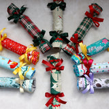 Blush Ferns - Handmade Fabric Christmas Crackers