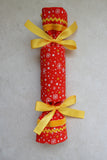 Red and White Snowflakes - Handmade Fabric Christmas Crackers