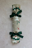 Christmas Trees and Robin - Handmade Fabric Christmas Crackers