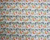 Eliza Cotton Fabric | Zebras and Giraffe's