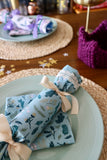 Winter Acorns - Handmade Fabric Christmas Crackers