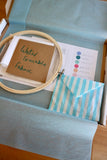 Whale Embroidery Kit | Nora Wright Collaboration