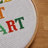 SALE Wild at Heart Cross Stitch Kit