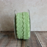 Cotton Lace Ribbon - Assorted Colours